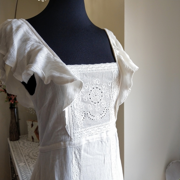 🔥HP🔥NWT SPELL FOLKTOWN BOHO MAXI DRESS M - Picture 9 of 16